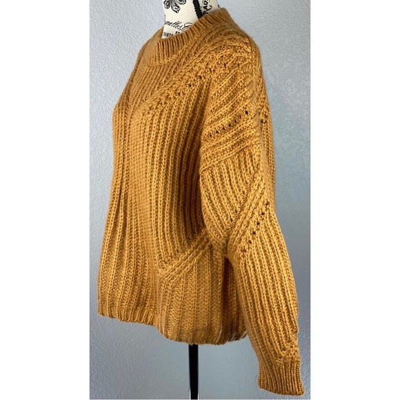 Lost + Wander Rust Knit Crewneck Sweater - Picture 2 of 6